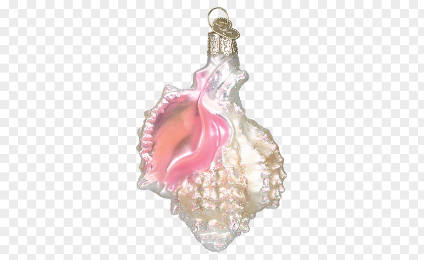 Seashell Christmas Ornament Decoration Glassblowing Tradition PNG