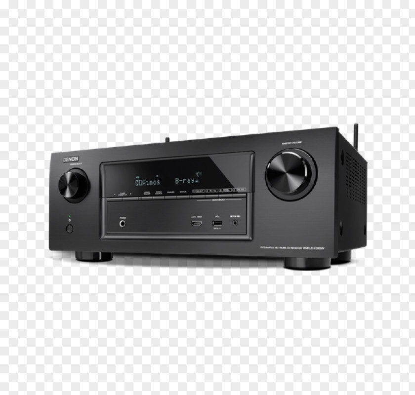 Twice Exceptional AV Receiver Denon Radio Home Theater Systems Dolby Atmos PNG