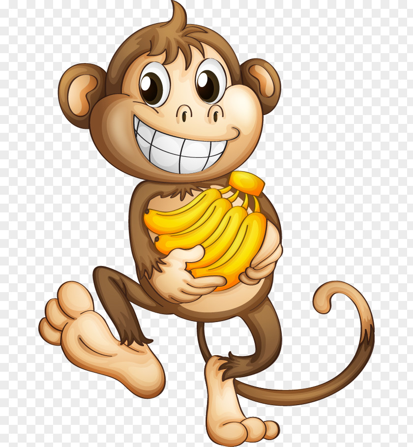 Cartoon Monkey Clip Art Animated Image PNG