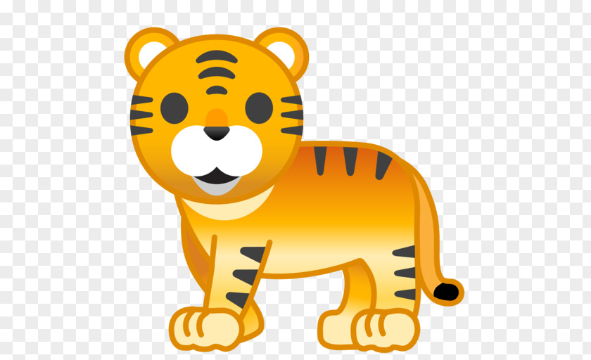 Climbing Tiger Emoji Game Noto Fonts Google Emojipedia PNG