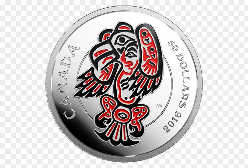 Coin Haida Gwaii People Silver Royal Canadian Mint PNG