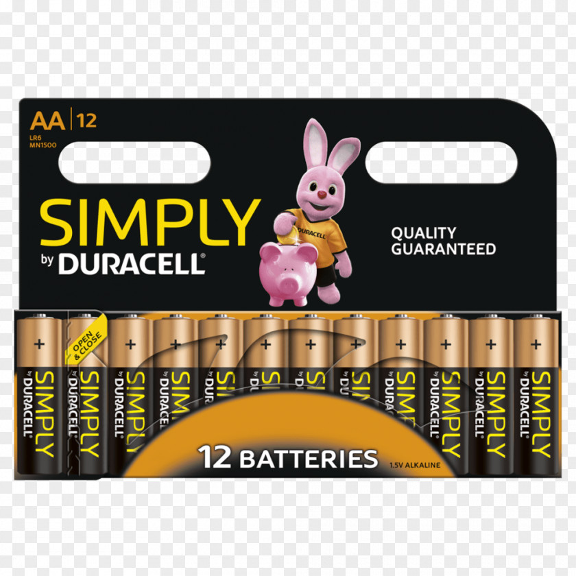 Duracell AAA Battery Alkaline Electric PNG