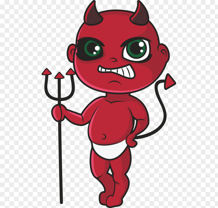 Freebsd Daemon Clip Art Cartoon Illustration Image Shovel PNG