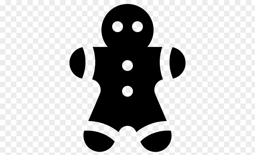 Gingerbread Man Social Media Christmas Clip Art PNG