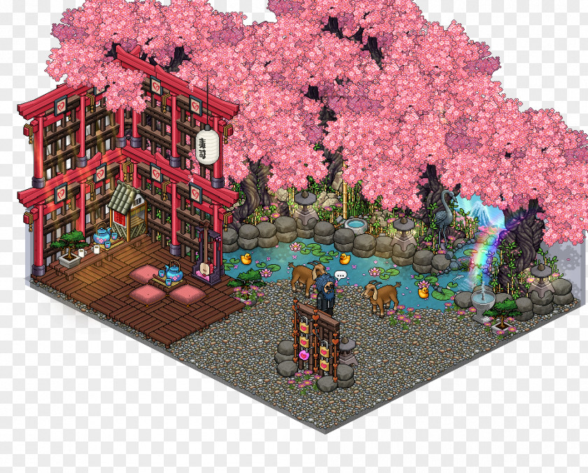 Japan Habbo Japanese Garden Game Chashitsu PNG