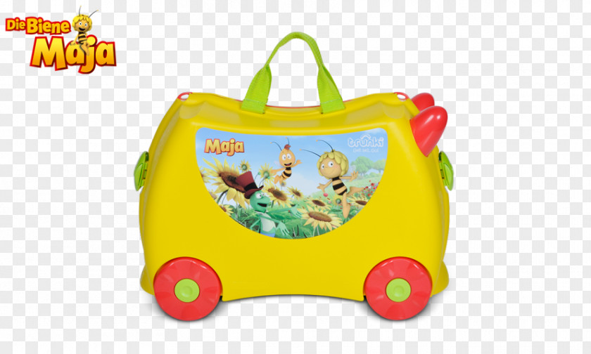 Suitcase Maya The Bee Trunki Ride-On Backpack PNG