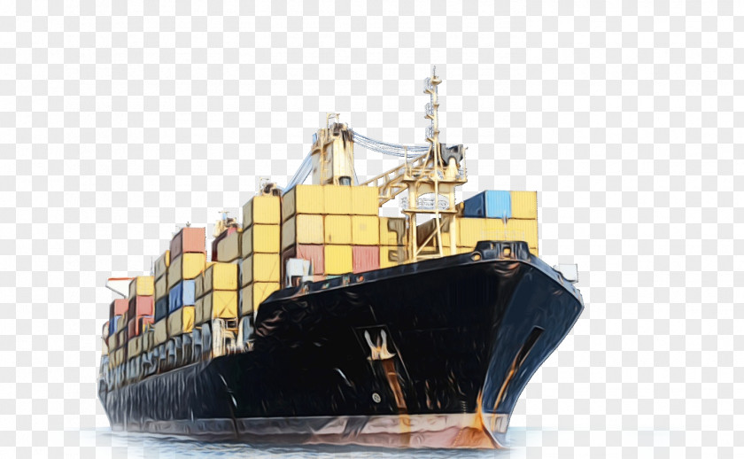 Water Transportation Panamax Container Ship Vehicle Cargo Boat PNG