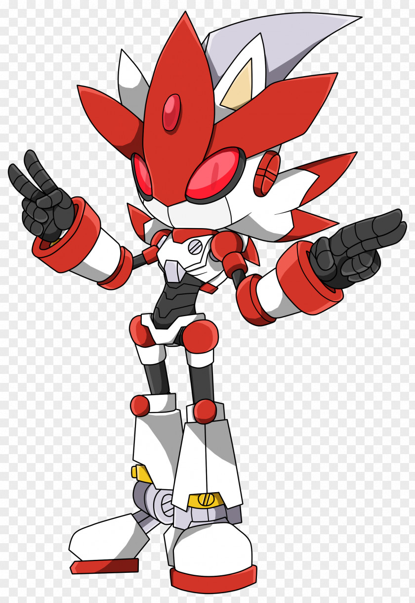 White Wolf Sonic Battle Emerl Character Fan Art PNG