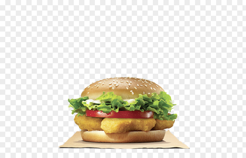 Burger King Chicken Sandwich Hamburger Wrap TenderCrisp Crispy Fried PNG
