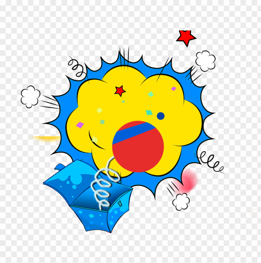 Cartoon Exploded Material Picture Explosion Clip Art PNG