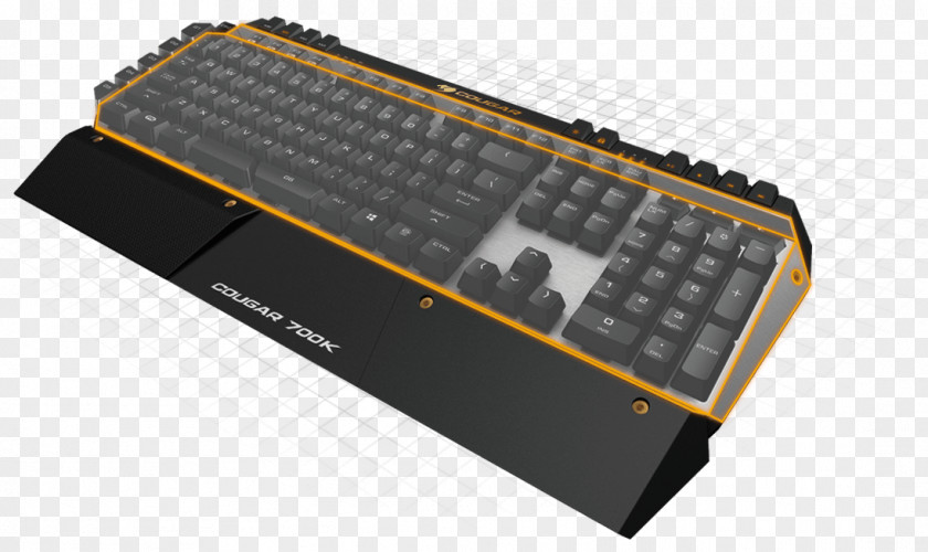 Computer Mouse Keyboard Cougar 700K Gaming Keypad Personal PNG