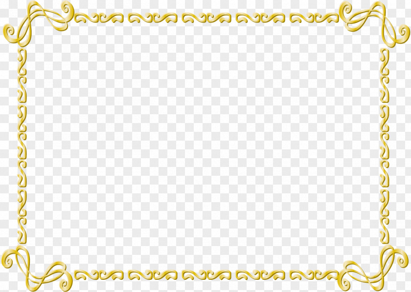 Corrugated Border Borders And Frames Gold Desktop Wallpaper Clip Art PNG