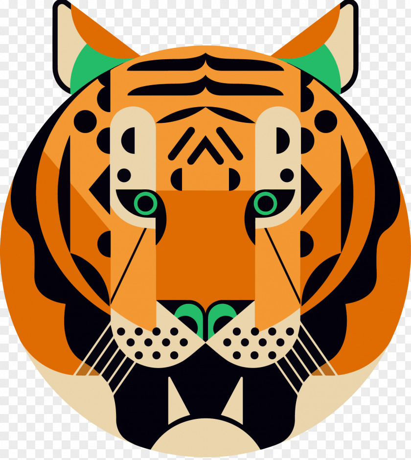 Lions Head Strength Shaman Illustrator Logo PNG