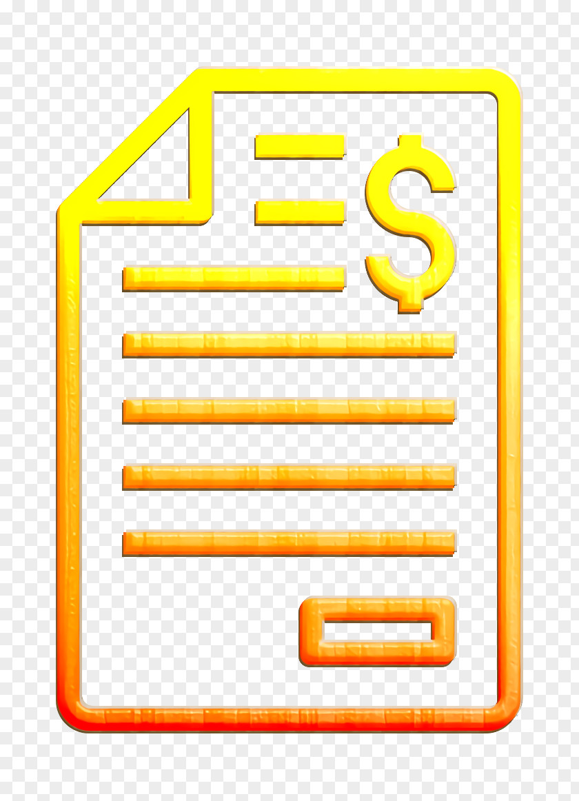 Receipt Icon Invoice Shopping PNG