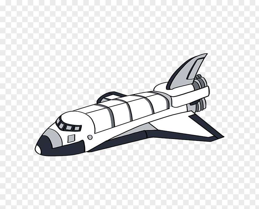 Space Cartoon Shuttle Drawing Video Clip Image PNG