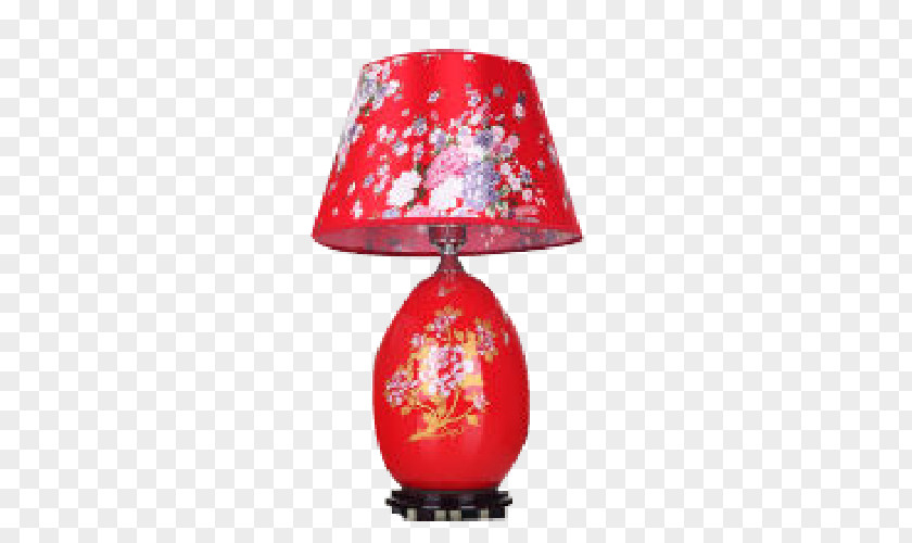 Wedding Lamp Table Electric Light Lampshade PNG
