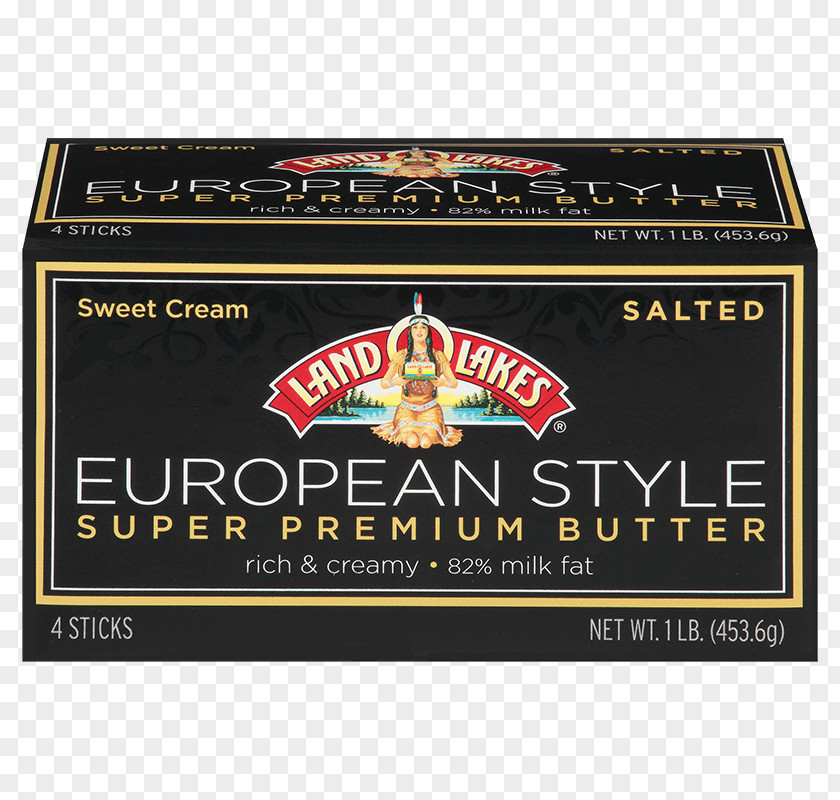 European Style Land O'Lakes Cream Unsalted Butter Kerrygold PNG