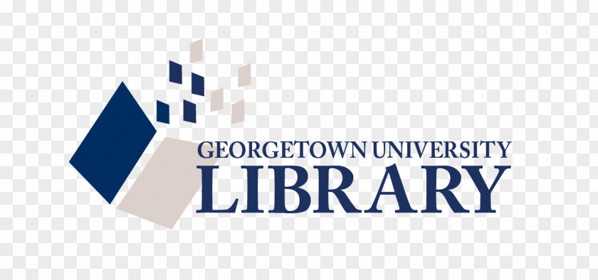 Georgetown University Library Logo Brand Font PNG
