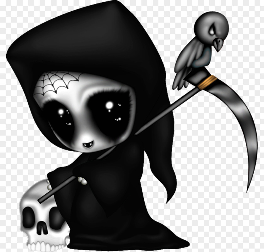 Lady Reaper Figurine Product Design Cartoon Technology PNG