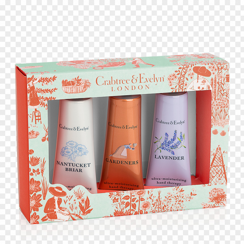 Perfume Lotion Crabtree & Evelyn Best Sellers Hand Therapy Sampler Cream Product PNG