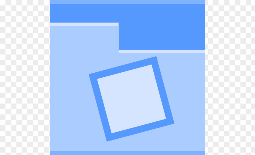 Places Folder Image Blue Square Angle Area PNG