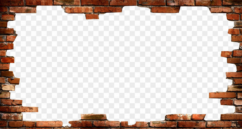 Shading Decorative Red Brick Wall Picture Frame Stock Photography Framing PNG