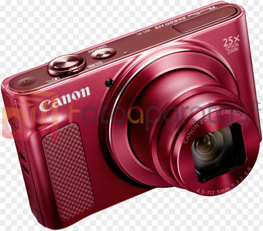 1080pRed Canon PowerShot SX620 HS 20.2 MP Compact Digital Camera1080pBlackCanon Camera Red Point-and-shoot (Red) PNG
