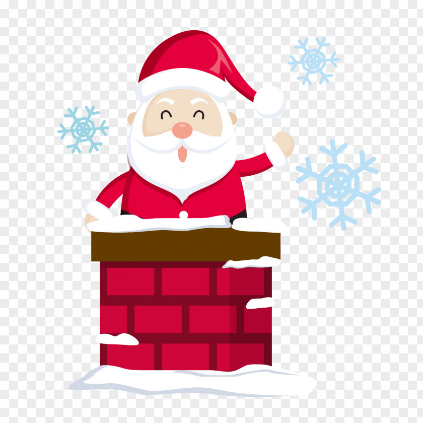 Christmas Cartoon Santa Claus & Caffeina Village Mrs. Ded Moroz PNG