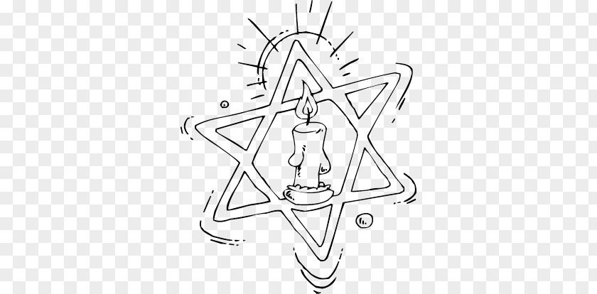 Coloring Book Star Of David Jewish People Menorah Hanukkah PNG