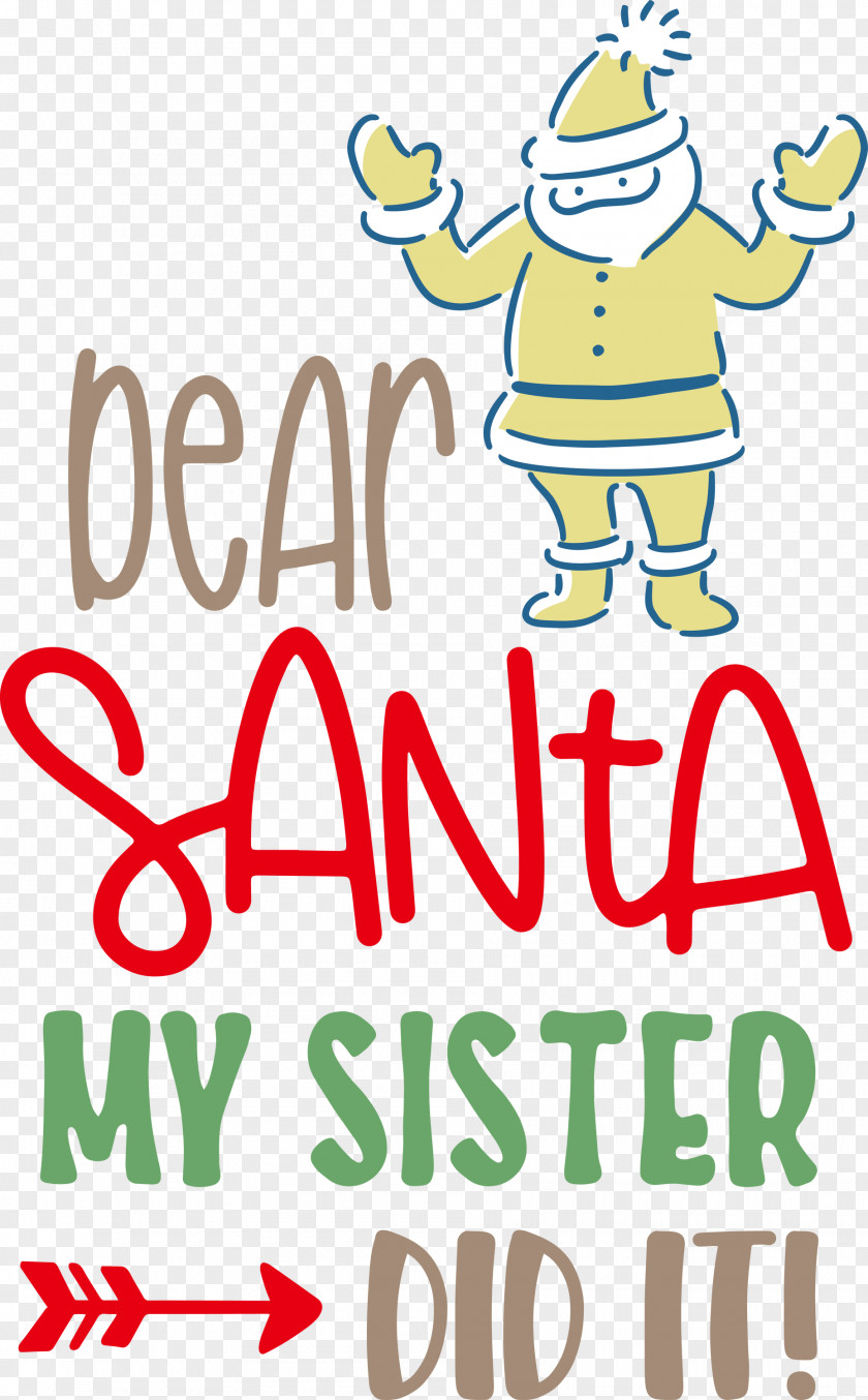 Dear Santa Christmas PNG