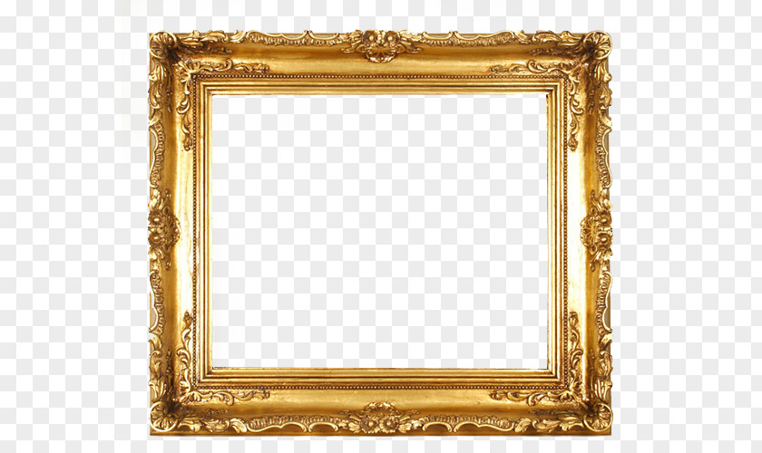 Gold Frame Picture Photography Download PNG