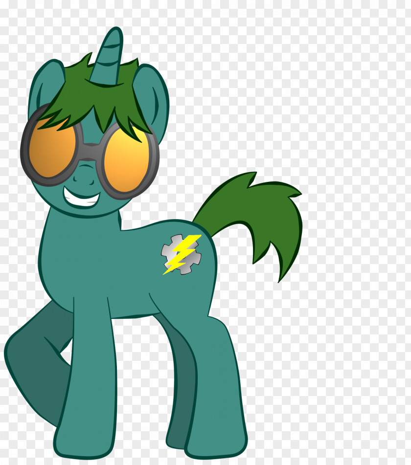 Horse Green Leaf Character Clip Art PNG