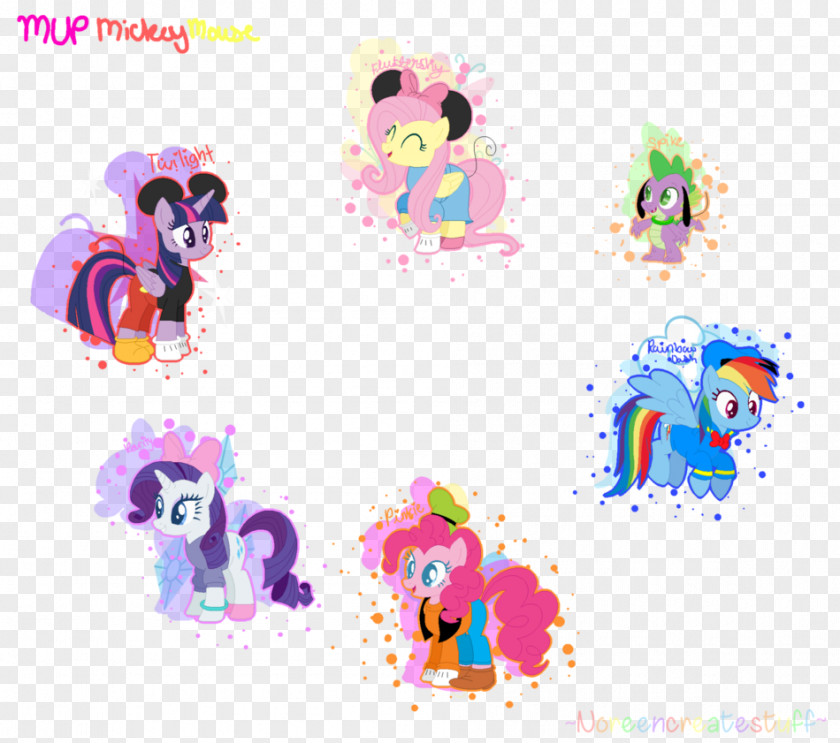 Mickey Mouse Minnie Spike Pinkie Pie Derpy Hooves PNG