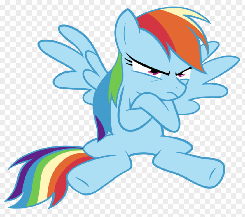 Rainbow Pony Dash Horse Annoyance PNG