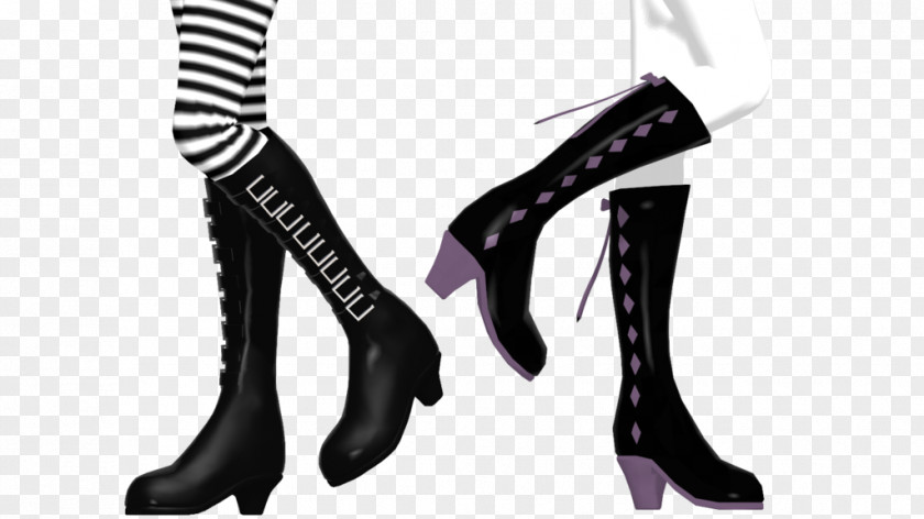 Boot High-heeled Shoe MikuMikuDance Niconico PNG