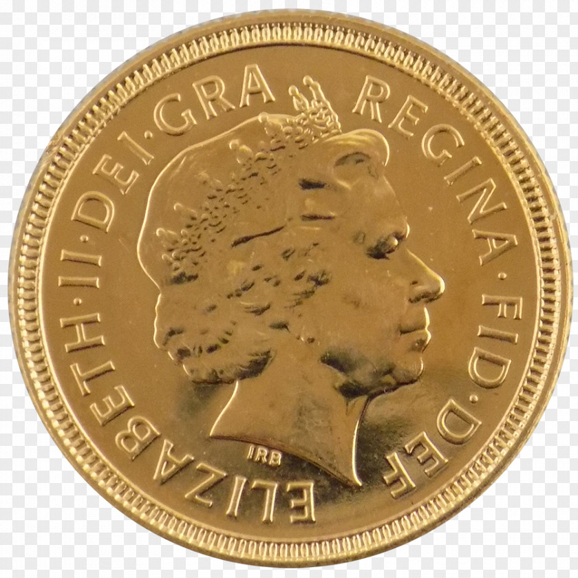 Coin Gold Farthing Penny Pound Sterling PNG