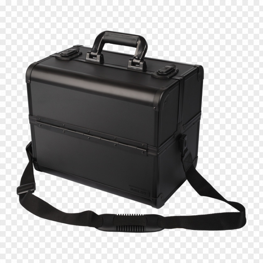 Double Sided Opening Inglot Cosmetics Briefcase Make-up Artist Bag PNG