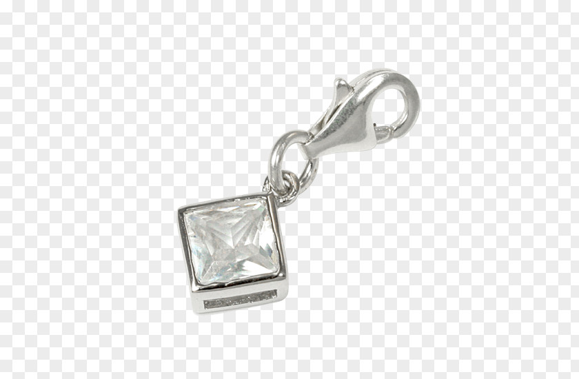 Silver Square Charm Bracelet Locket Jewellery PNG