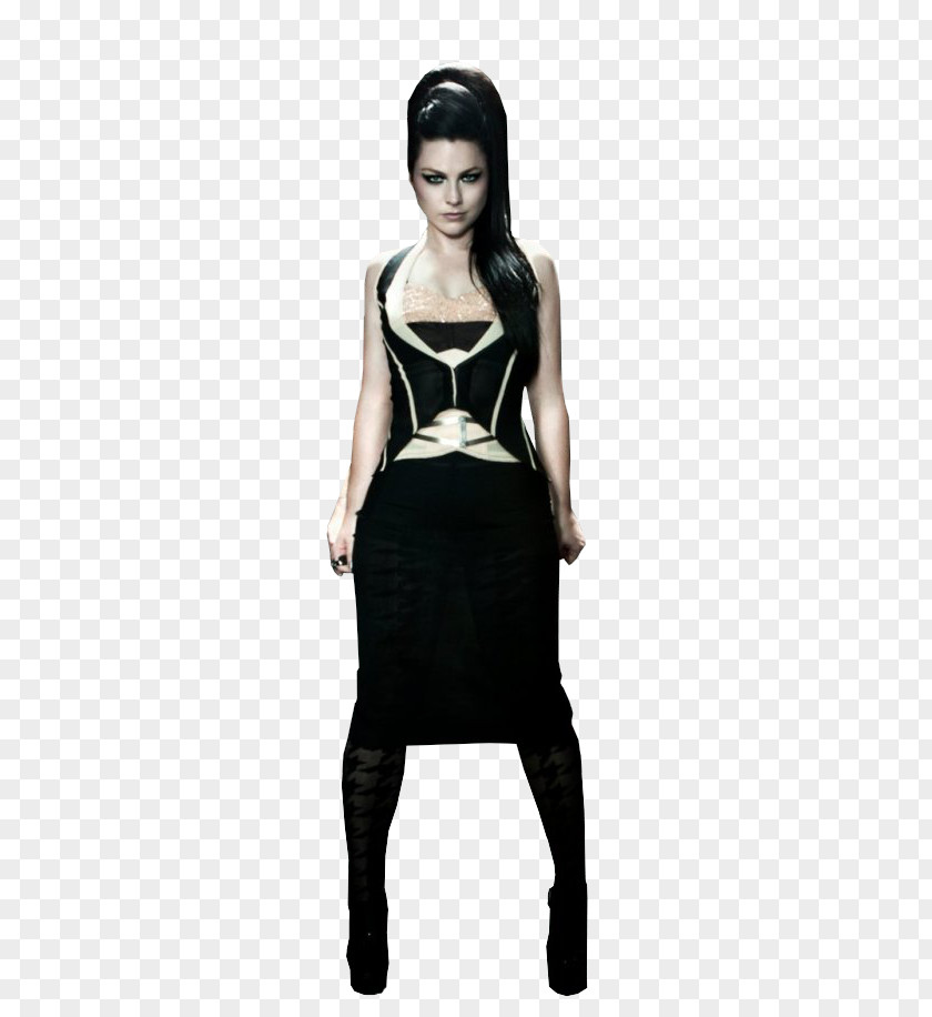 Amy Lee Little Black Dress Evanescence Fashion Photo Shoot PNG