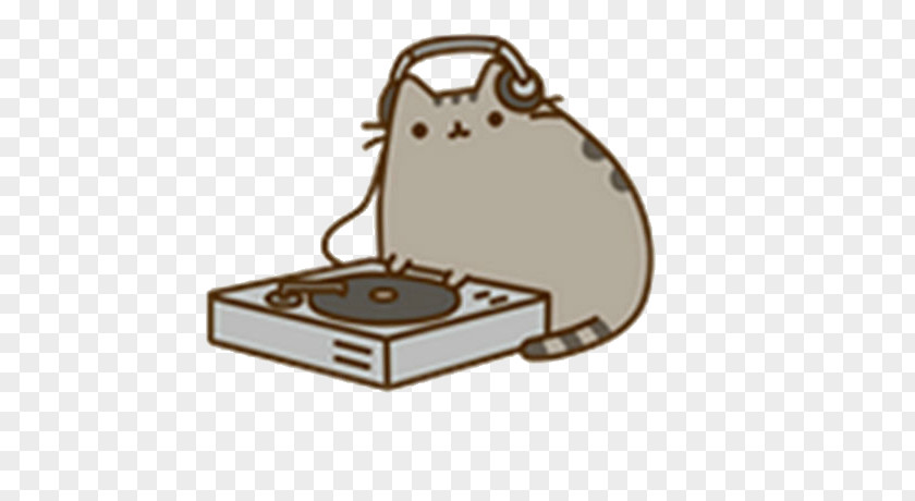 Pusheen Cat Disc Jockey YouTube Wikia PNG