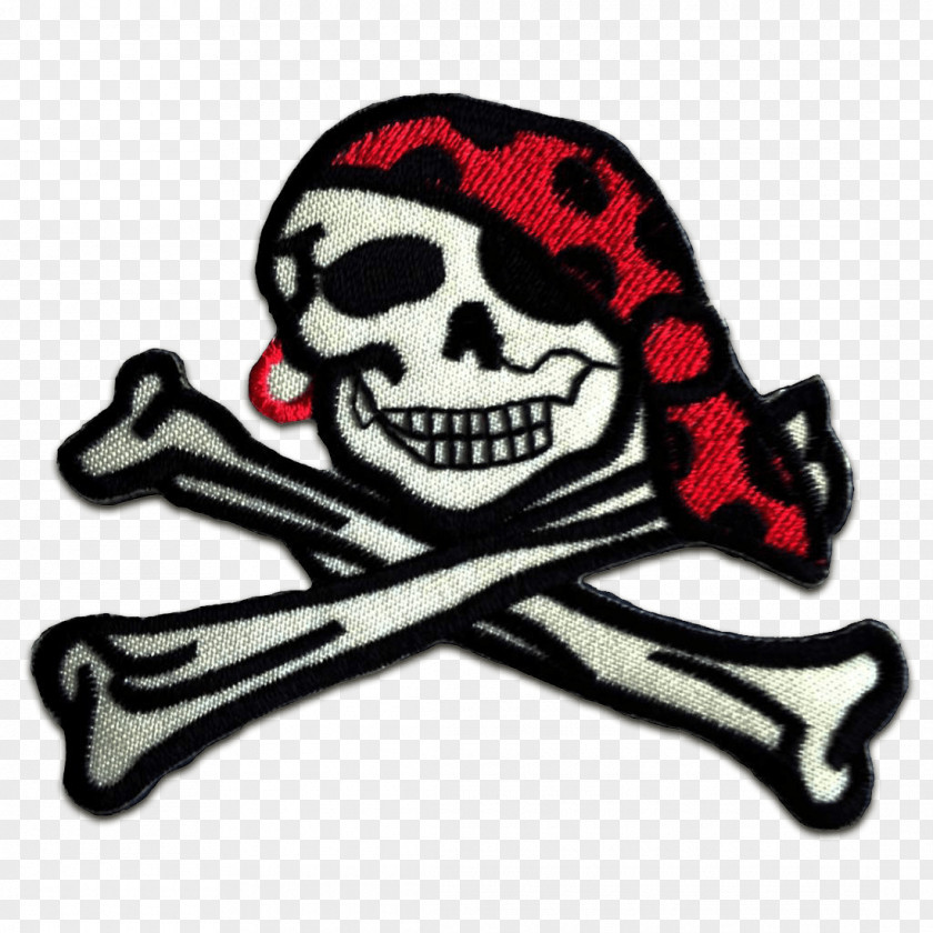 Skull Iron-on Embroidered Patch Clothing Embroidery PNG