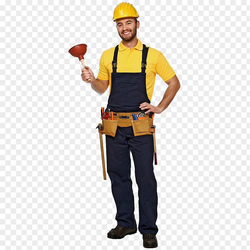 Construction Worker Rooter Drain Expert Serwis Instal 24 Plumber Septic Tank PNG