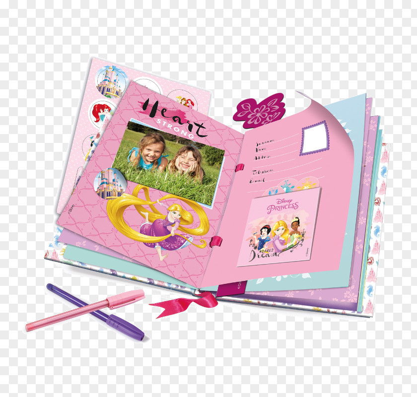 Disney Princess Cinderella Ariel Diary PNG