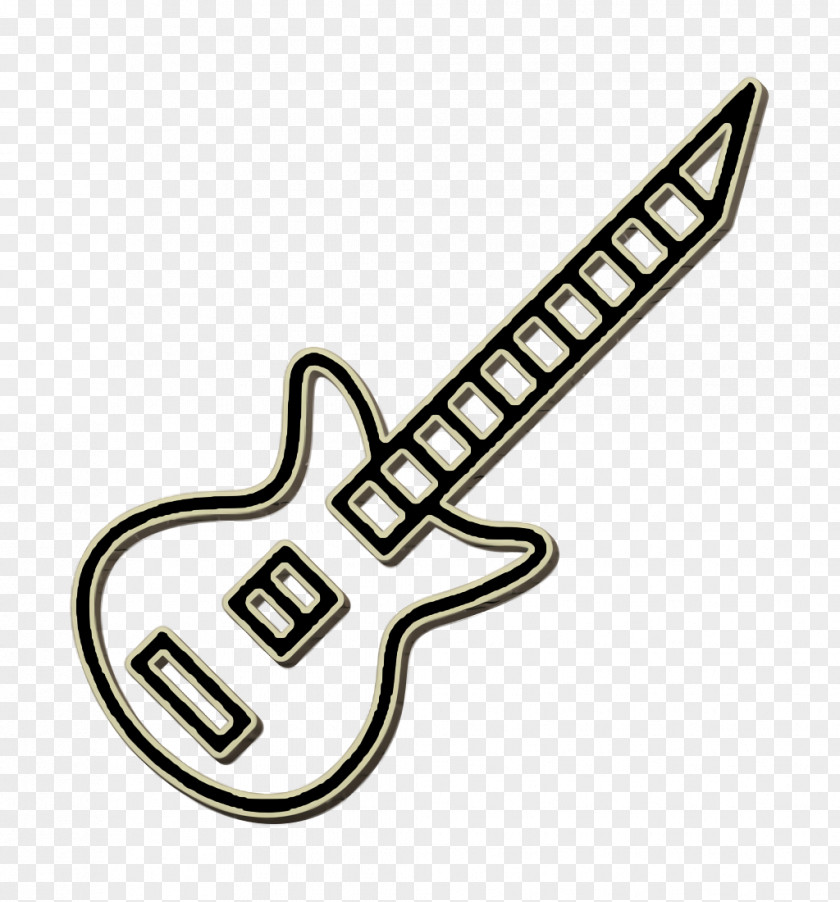 Electric Guitar Icon Party PNG