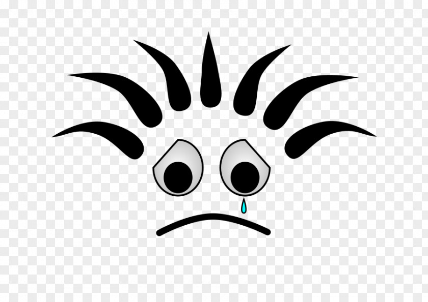 Eye Crying Cliparts Sadness Cartoon Face Smiley Clip Art PNG