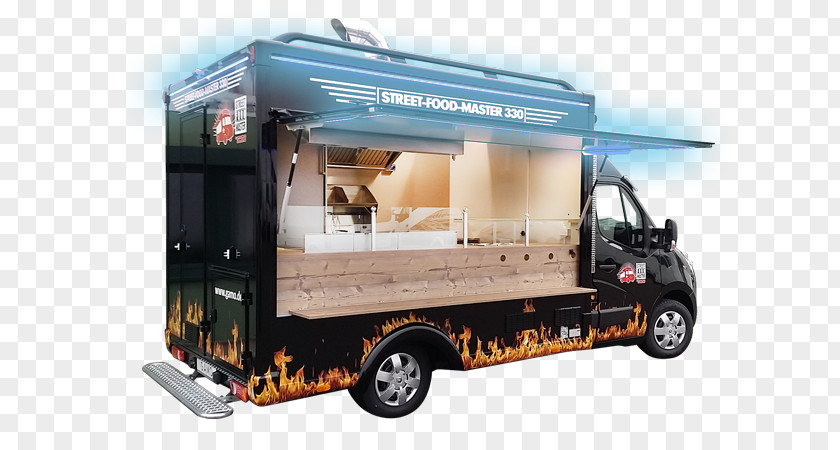 Food Truck Trailer Street Hamburger Barbecue PNG