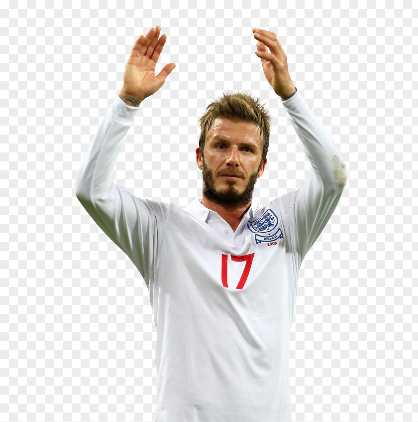 Football David Beckham Player Jersey PNG