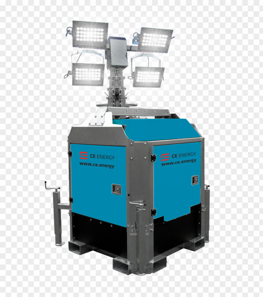 Light Tower Machine Renting Energy PNG