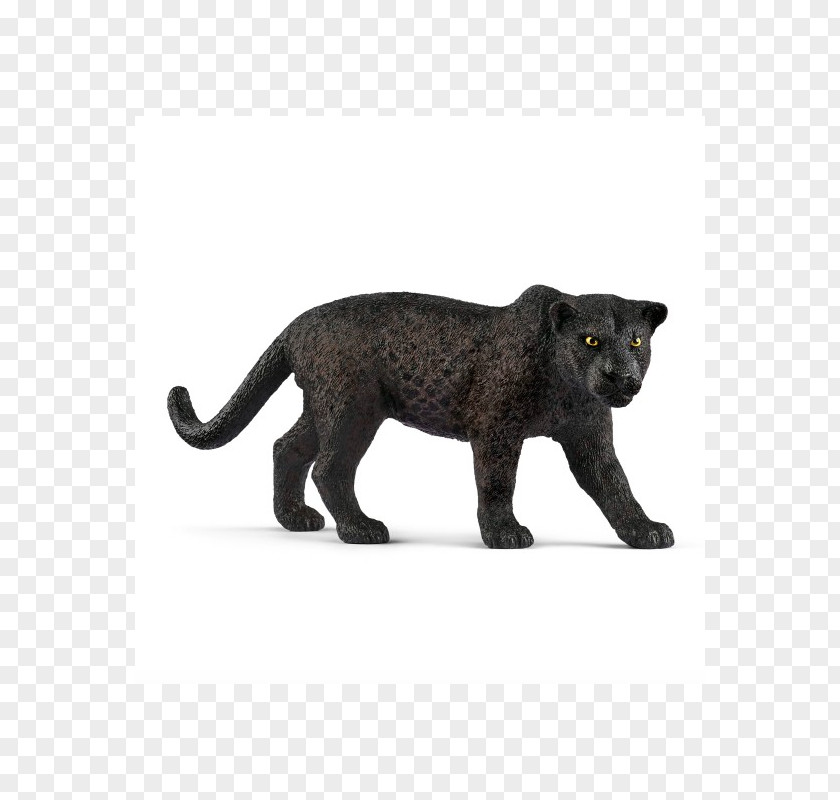 Toy Schleich Black Panther North America Figure African Elephant Calf PNG