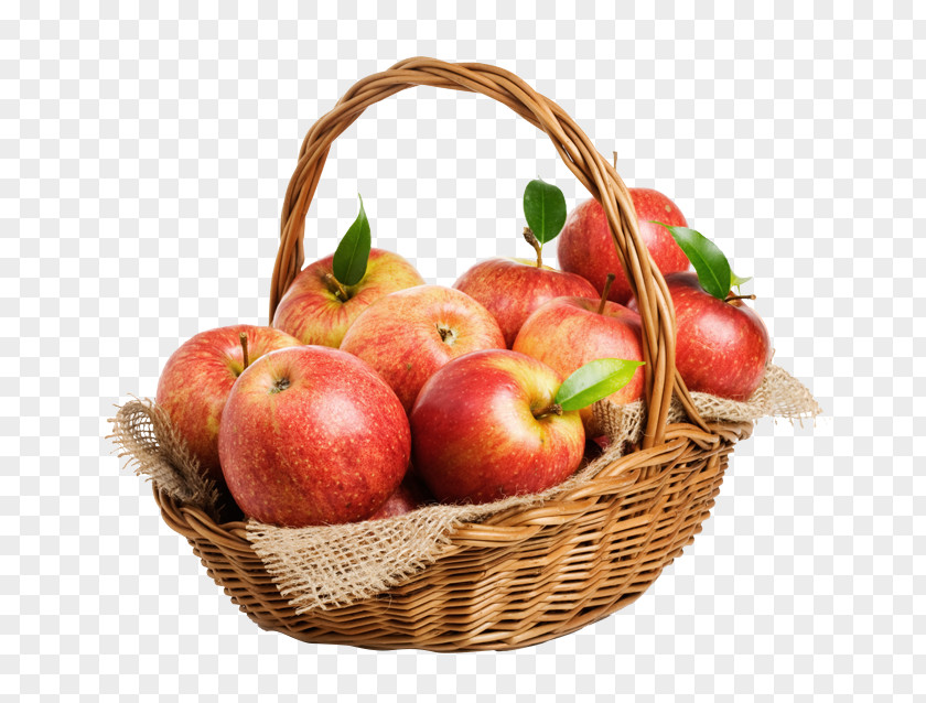 Basket Filled With Apples The Of Stock Photography PNG